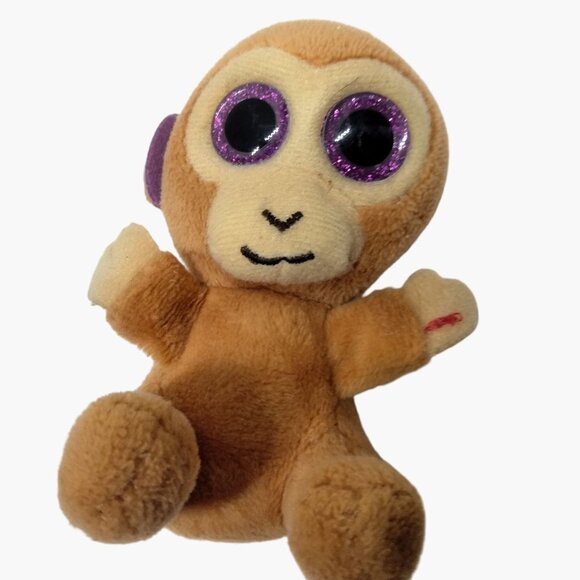 McDonald's Happy Meal Toy Ty Teenie Beanie Boos Bongo Monkey 2017 Plush Toy - Picture 1 of 8
